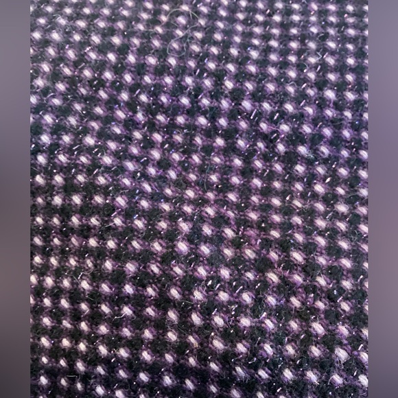 Miss Sixty Double Breasted Tweed Wool Blend Pea Coat L - Picture 14 of 16